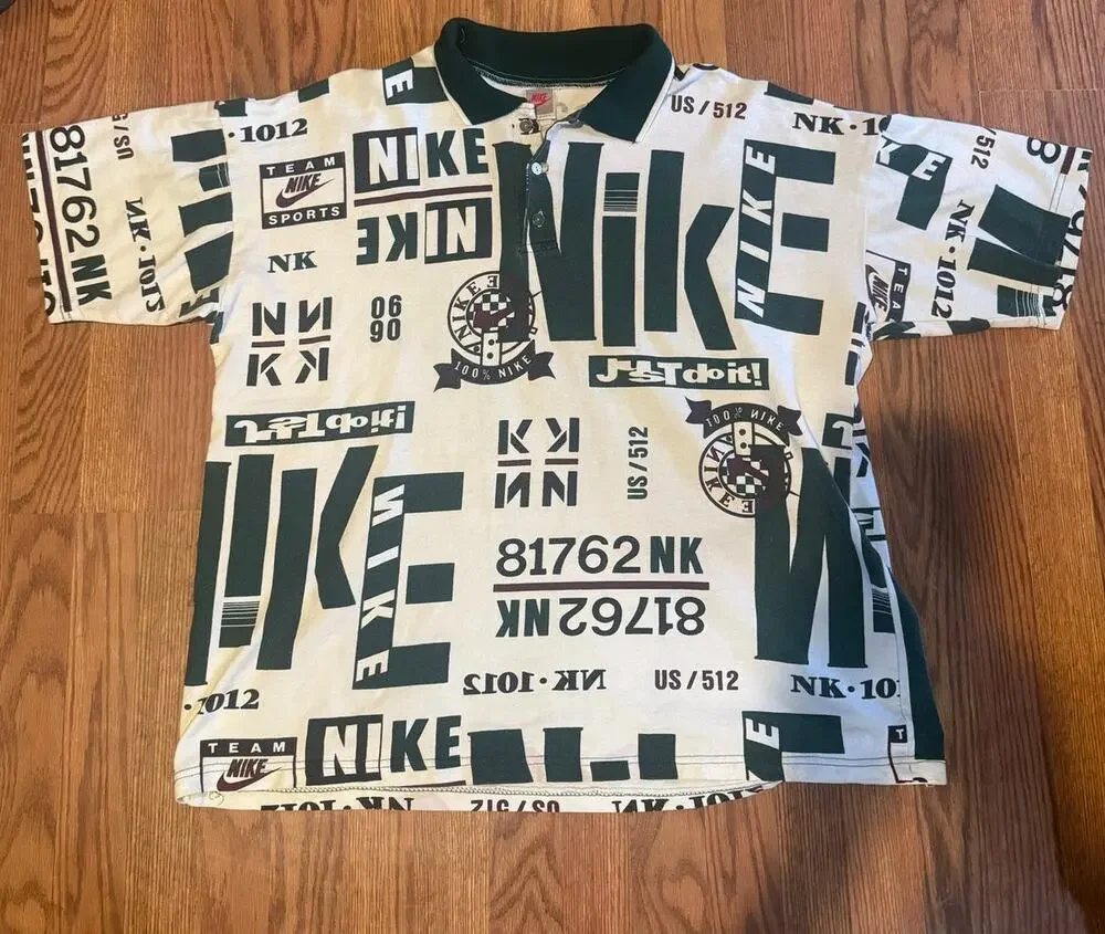 90s Nike AOP Polo CPFM Inspiration One Size Fits XXL